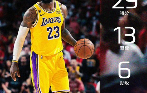 九游体育-投进绝平三分，狂砍29+13+6，再恨詹姆斯的人都会被他彻底折服！